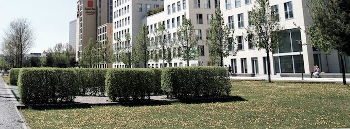 <strong>Pflege der Außenanlagen</strong>
<p>Die sorgfältige Pflege der Außenanlagen gehört während des gesamten Jahres zur den Aufgaben unserer Mitarbeiter.</p>